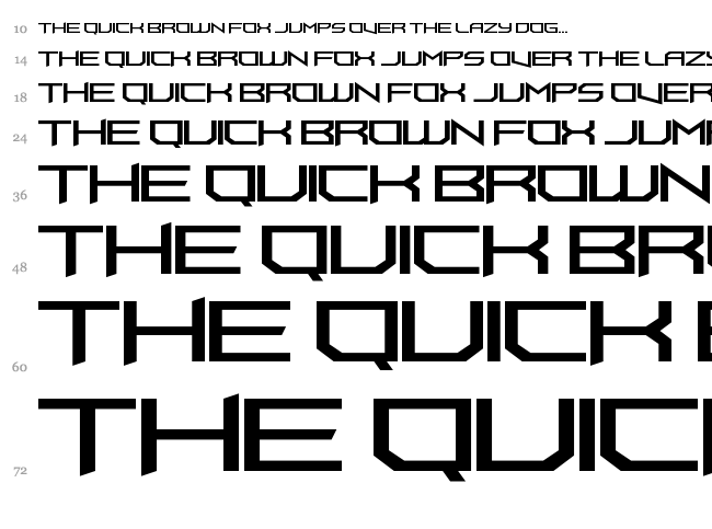 FoughtKnight UpperCut font waterfall